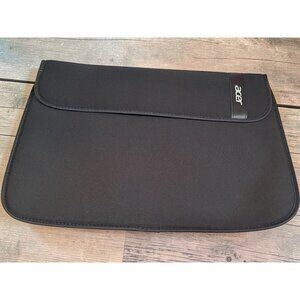 Acer Black Laptop Sleeve Case 15.6-Inch Laptops With Soft Padded Interior & hook